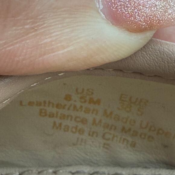 Sam Edelman Croc Print Pink Flats Jillie Maple Balletcore Casual Leather 8.5 - Picture 2 of 5